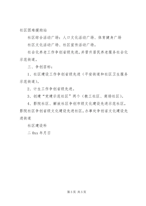 社区建设科工作计划 (2).docx