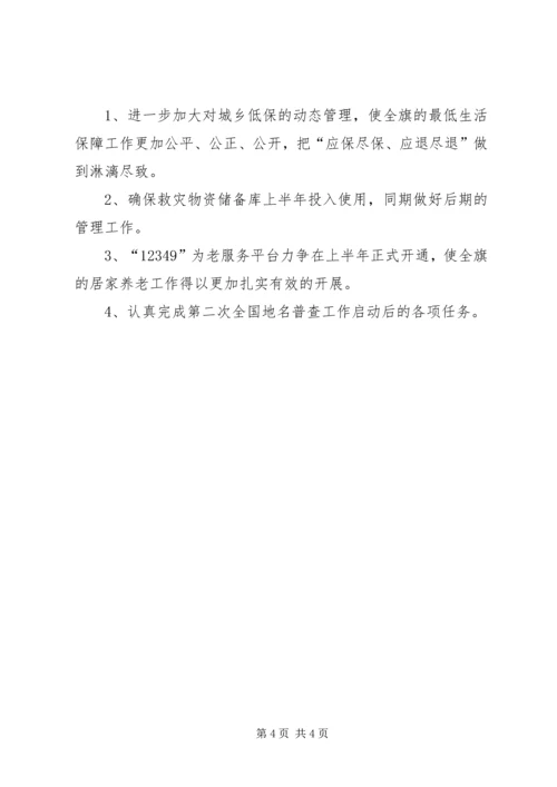 乡镇民政局年度工作总结和工作安排.docx