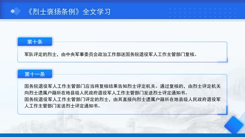 2024年新修订烈士褒扬条例解读全文学习PPT课件