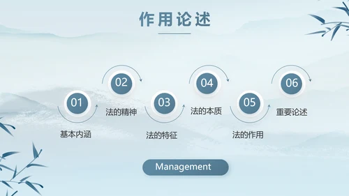 蓝色中国风法治法律讲座PPT动态模板