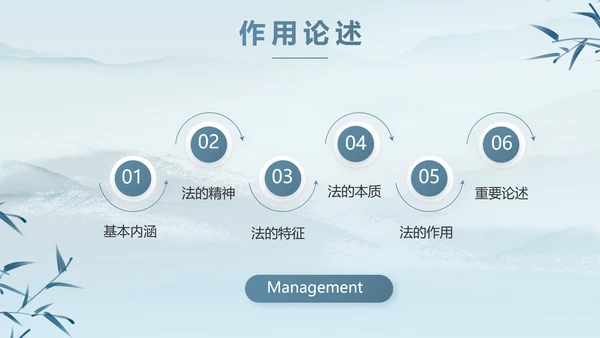蓝色中国风法治法律讲座PPT动态模板