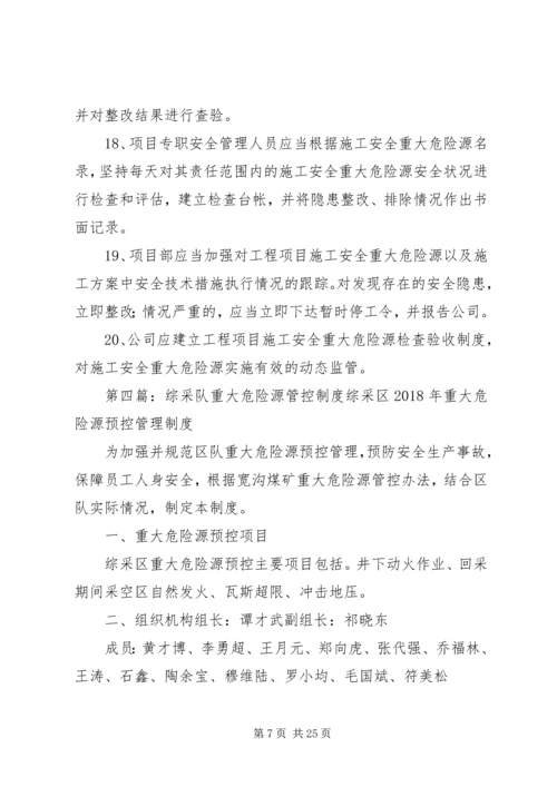 重大危险源风险管控方案.docx