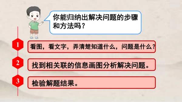 人教版一年级下册数学排除多余条件 解决问题课件(共17张PPT)