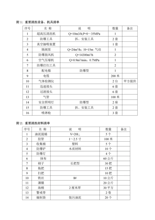 甲醇罐清洗综合施工专题方案.docx