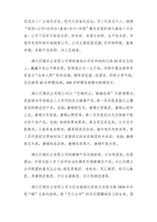 某农业公司营销策划方案.docx