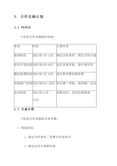 合作公司融入方案