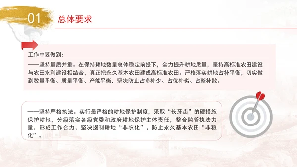 关于加强耕地保护提升耕地质量完善占补平衡的意见全文学习PPT课件