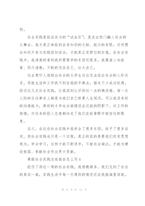 寒假社会实践总结报告怎么写.docx