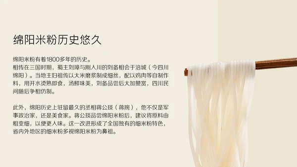 中国美食之绵阳早餐介绍PPT模板
