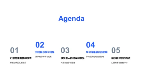 学习成果汇报会PPT模板