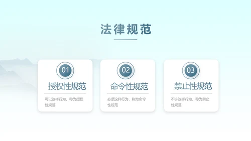 蓝色中国风法律法规讲堂动态PPT模板