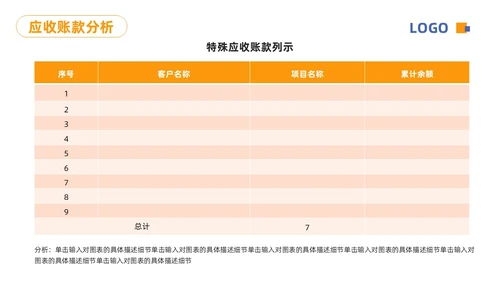 蓝橙简约财务分析报告PPT模板宣传PPT动态PPT财务知识培训
