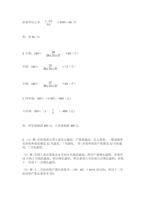 辽宁省【小升初】小升初数学试卷含答案（突破训练）.docx