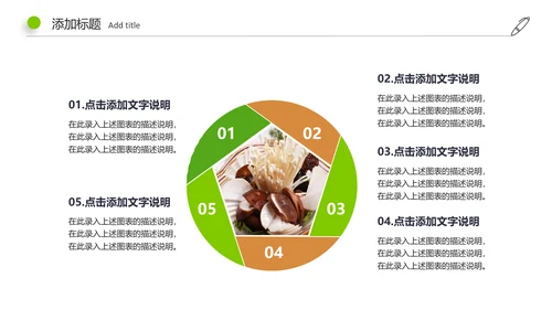 高清野生菌类动态PPT模板