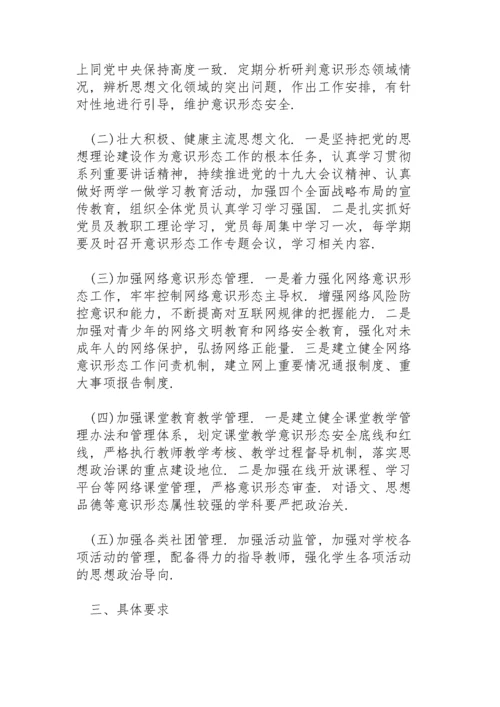 2021年度意识形态工作计划.docx