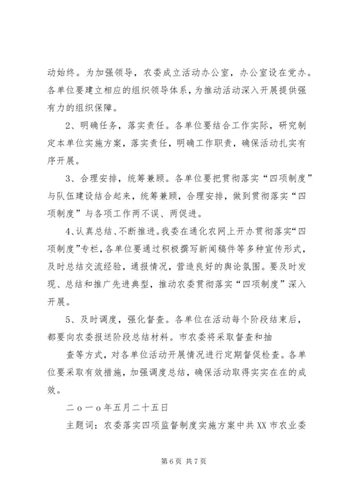 贯彻落实四项监督制度实施方案 (2).docx