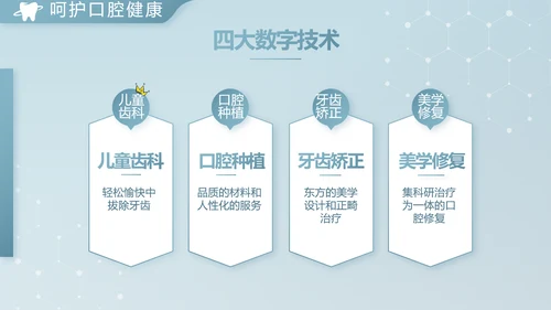 蓝色简约牙科诊所年终工作总结汇报动态PPT