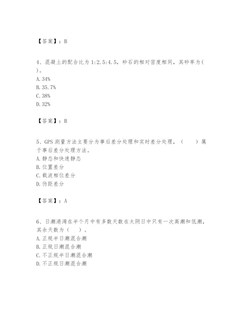 2024年一级建造师之一建港口与航道工程实务题库附完整答案（必刷）.docx