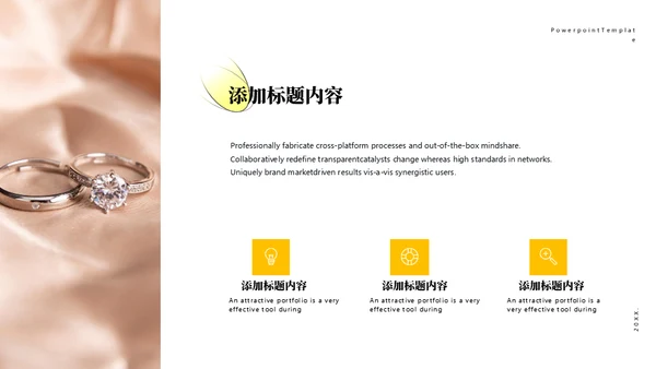 珠宝首饰产品发布会通用PPT模板