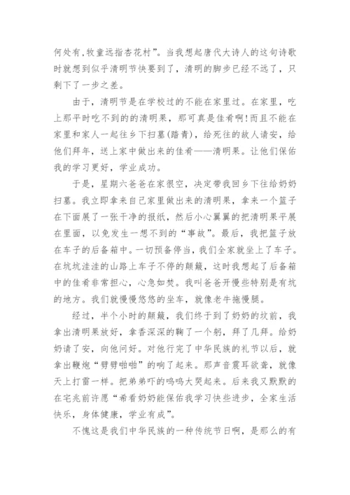 2023清明节高中议论文800字【5篇】.docx