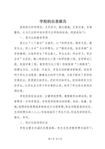 学校的自查报告.docx