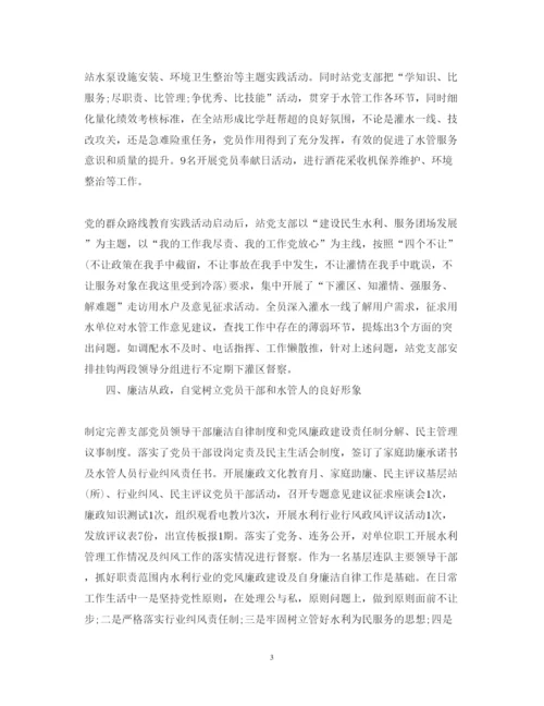精编党建述职报告范文.docx