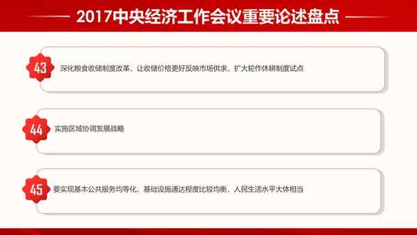 中央经济工作会议93个重要论述PPT模板