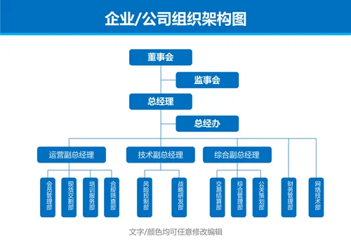 企业组织架构模板