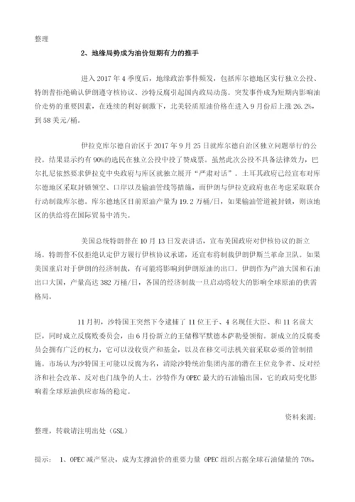 全球原油行业影响价格及产量变化因素分析.docx