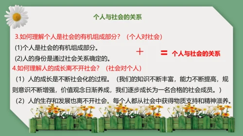 第一单元 走进社会生活 单元复习课件（40张PPT）