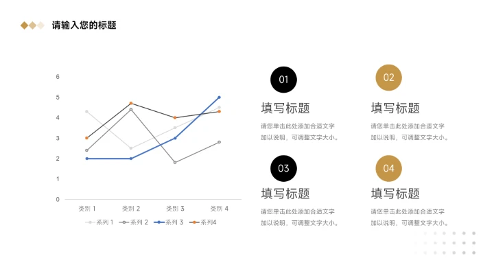 金色高级感工作总结汇报PPT模板