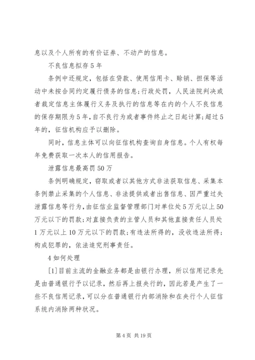 信用记录的影响.docx