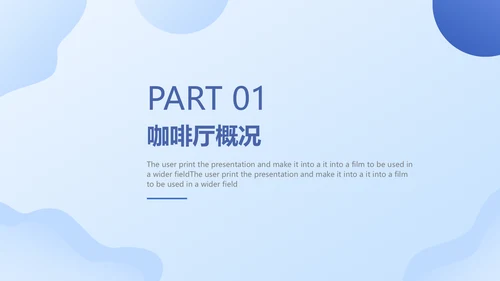 简约商务风咖啡店创业运营方案PPT模板