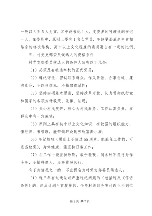 镇村党支部换届选举工作方案.docx