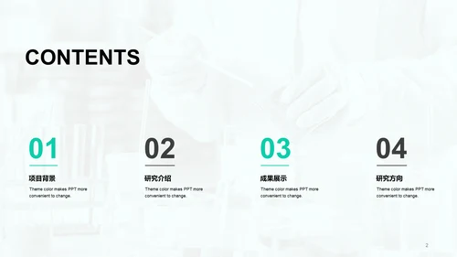 绿色商务现代分子生物学研究报告PPT