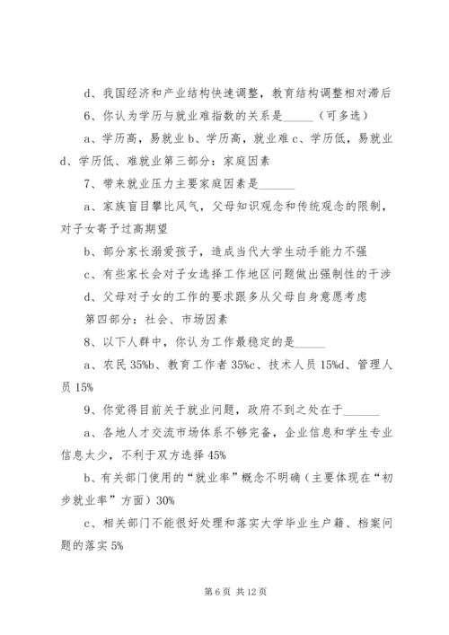 关于民生问题的调查问卷.docx