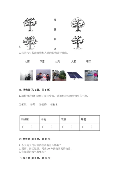 教科版小学二年级上册科学期末测试卷ab卷.docx