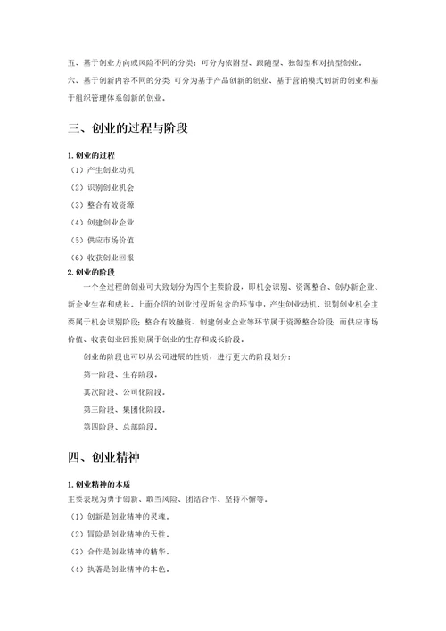 创业企业管理资料DOCX60页