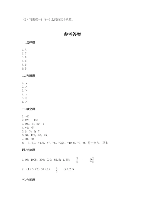 景泰县六年级下册数学期末测试卷完整参考答案.docx