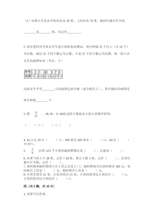 最新苏教版小升初数学模拟试卷及完整答案1套.docx
