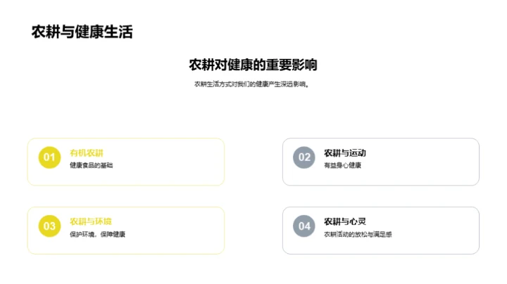 农耕文化与生活科学