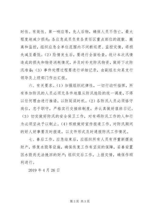 银行防汛应急处置预案_1.docx