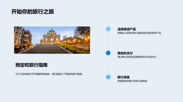 XX旅行社企业介绍PPT模板