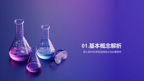 化学反应实践课PPT模板