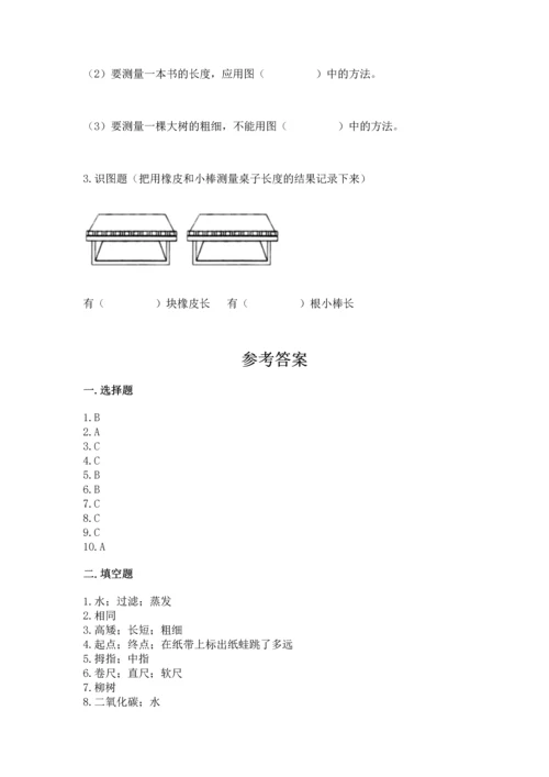 教科版一年级上册科学期末测试卷精品带答案.docx