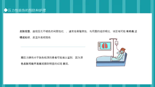 压力性损伤的预防和护理专业PPT模板