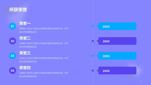 紫色医疗研究专业竞聘述职PPT