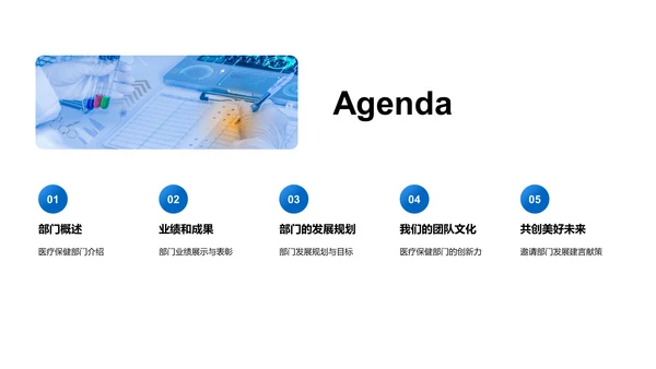 医保部门半年工作报告PPT模板