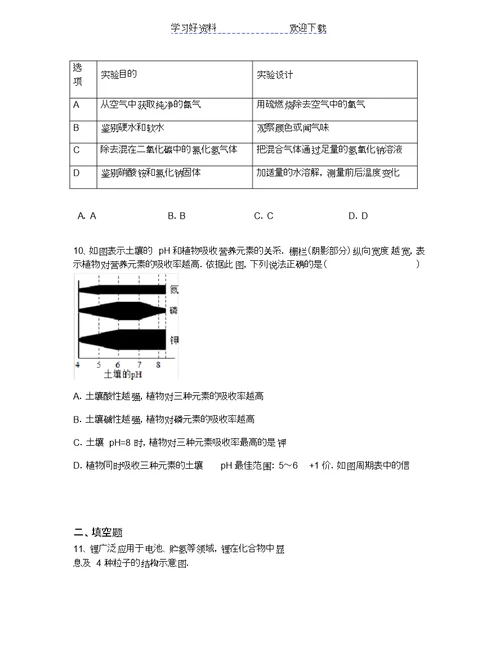 厦门市中考化学试卷