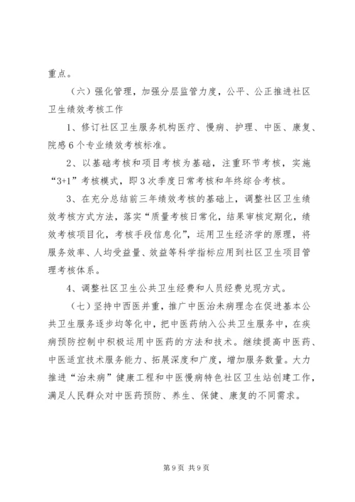 社区卫生工作计划 (4).docx